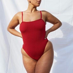 Youswim Poise One Piece Swimsuit in Rosso